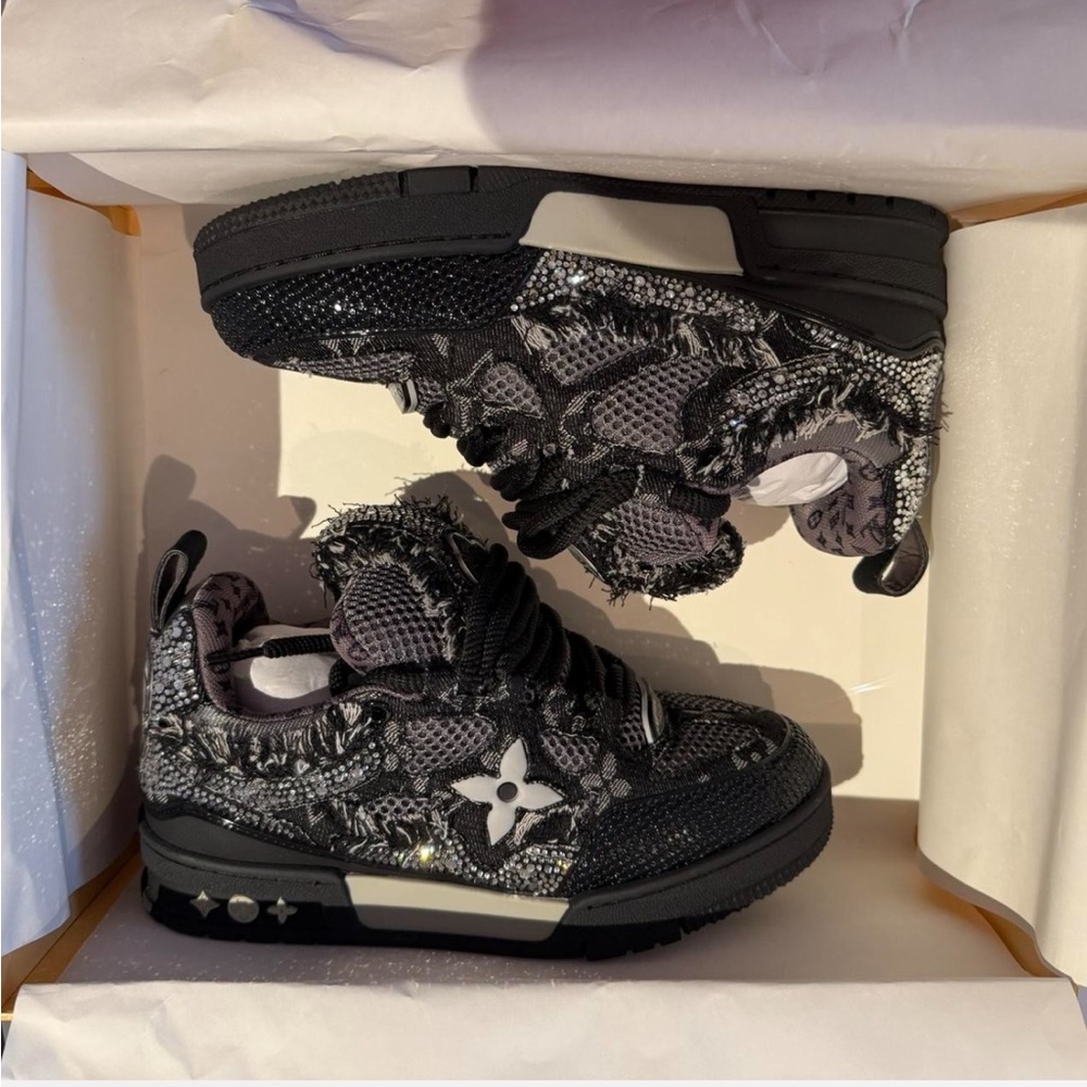 Louis Vuitton Skate Swarovski crystal embellished Sneakers - Virgil Abloh